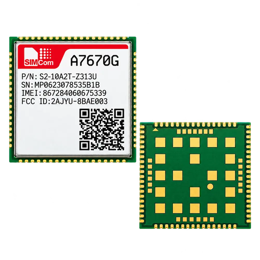simcom a7670g 模块正反面展示
